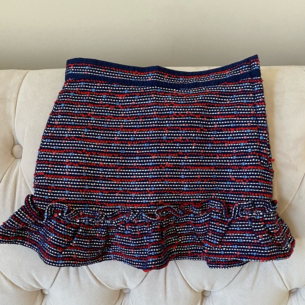 Janie & Jack tweed ruffle skirt